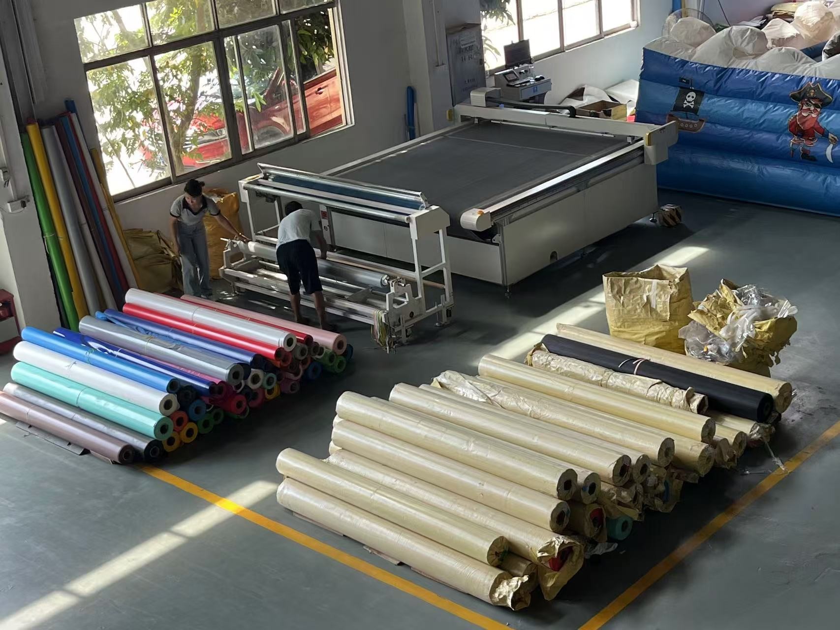 Guangzhou Kule Amusement Equipment Co.,Ltd производственная линия завода