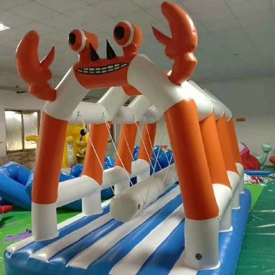 Игровая площадка на открытом воздухе надувные игры Краб-свинг для детей