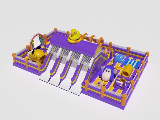 Animals Inflatable Bouncy Jumping Castles Забавный парк игровой зал