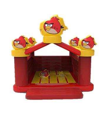 Надувный небольшой размер Angry Birds скачущий замок для детей парк