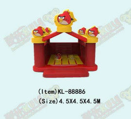 Надувный небольшой размер Angry Birds скачущий замок для детей парк