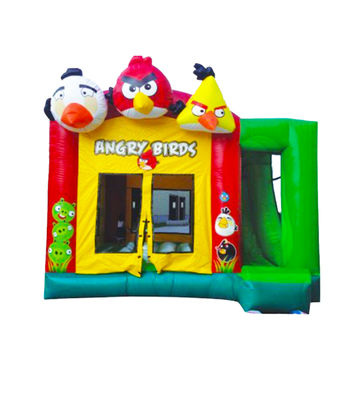 Тема Angry Birds Надувный прыгающий замок Двойной швы