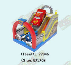 Тематика гоночного автомобиля коммерческий надувный горка для детской аренды