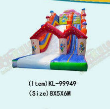 Children Fun Park Inflatable Smurfs Large Slide For Rentals (Детский развлекательный парк)