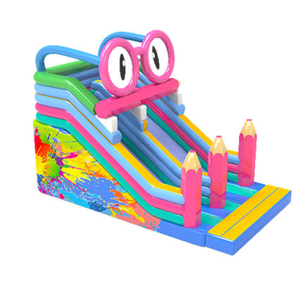Клоун надувный горка с слонов тематика для детей парк развлечений