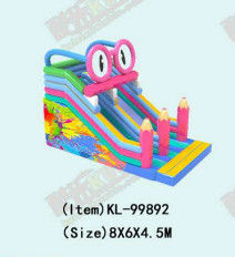 Клоун надувный горка с слонов тематика для детей парк развлечений