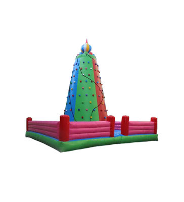 Радужный - красочный надувной аттракцион для скалолазания, привлекающий внимание