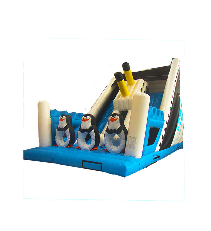 Детский парк развлечений надувная пингвинская горка для аренды