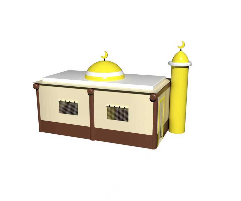 Религия Игрок комната воздушный надувный наружный шатер для мусульман